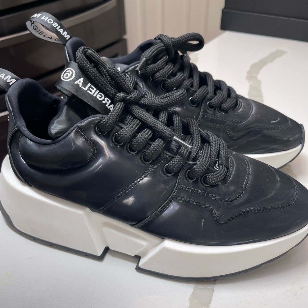 Black Marigela Sneakers W/ Matching Headband